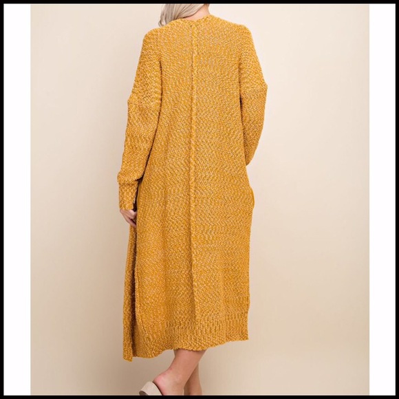 ❤️LAST!❤️Golden Mustard Duster - Picture 4 of 4